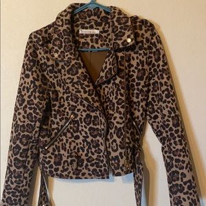 Leopard print jacket